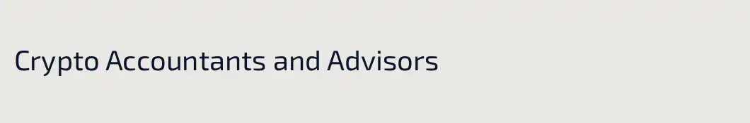 Crypto Accountants and Advisors